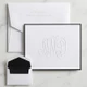 Monogrammed Embossed Stationery - EG2722 | StationeryXpress