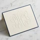 Henry Grand Monogrammed Fold Notes - Embossed Stationery - Lifestyle Photo 2