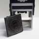 Your Logo or Design Self-Inking Stamp - Custom Stamp Clip
