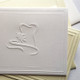 Custom Embossed Stationery Fold Notes with Modern Frame Border Custom Embossed Stationery Fold Notes with Modern Frame Border