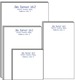 Name & Address 7 Tablet Notepad Set - Font L62 with Navy Ink Name & Address 7 Tablet Notepad Set - Font L62 with Navy Ink