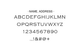 Chandler Personalized Self-Inking Address Stamp Font Chandler Personalized Self-Inking Address Stamp Font