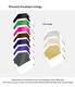 Envelopes Only - 4.5" x 8.5" - Envelope Liners Envelopes Only - 4.5" x 8.5" - Envelope Liners