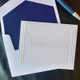 Your Logo Embossed Classic Frame on 200 Folded Notes - Custom Order Embossed Stationery (EG5060)