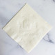 Ivory Napkin with Custom Embossed Logo at StationeryXpress (EG2673) Ivory Napkin with Custom Embossed Logo at StationeryXpress (EG2673)