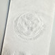 Your Logo Embossed Guest Towel Napkins - Custom Logo or Artwork - StationeryXpress.com (Shown on a white napkin) Your Logo Embossed Guest Towel Napkins - Custom Logo or Artwork - StationeryXpress.com (Shown on a white napkin)