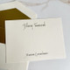 Casual Personalized Stationery - Raised Ink Flat Cards - Live Photo with Gold Envelope Liner (Gold Envelope Liner looks brighter in person!) Casual Personalized Stationery - Raised Ink Flat Cards - Live Photo with Gold Envelope Liner (Gold Envelope Liner looks brighter in person!)