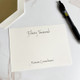 Casual Personalized Stationery - Raised Ink Flat Cards - Live photo by StationeryXpress (Shown with font L90 on ivory paper, slate gray raised ink) Casual Personalized Stationery - Raised Ink Flat Cards - Live photo by StationeryXpress (Shown with font L90 on ivory paper, slate gray raised ink)
