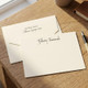 Casual Personalized Stationery - Raised Ink Flat Cards - 