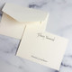 Casual Personalized Stationery - Raised Ink Flat Cards with Blank Envelopes - StationeryXpress.com