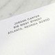 Personalized Professional Letter Sheets - Raised Ink Stationery StationeryXpress closeup
