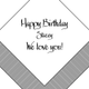 Express-It Personalized Napkins - Foil Pressed - 100/Set - (EG2681) - Font L03 - StationeryXpress.com
