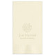 The Wedding Guest Towel Napkins - Embossed - 100/Set - (EG2695) - Sample of Line 1 Larger, Font L93, Motif Choice M031, Napkin Color Ivory - StationeryXpress.com