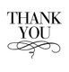 Bridal Luxe Thank You - Stamp Clip (TD3000)