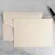 Personalized Sculpture Flat Cards - Embossed Stationery - StationeryXpress.com
(Shown on ivory paper)