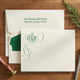 Monterey Monogrammed Flat Cards - Raised Ink Stationery EG8007 StationeryXpress.com -2