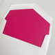 Fuchsia Envelope Liner with White Envelope at StationeryXpress.com Fuchsia Envelope Liner with White Envelope at StationeryXpress.com