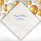 Celebration Personalized Napkins - Foil Pressed - 100/Set - StationeryXpress.com 