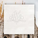 Milan Monogrammed Personalized Napkins - Embossed - 100/Set - StationeryXpress.com Milan Monogrammed Personalized Napkins - Embossed - 100/Set - StationeryXpress.com