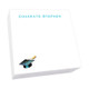 Graduate Memo Squares - White with Holder - No Holder