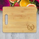 Small Wreath Leaf Personalized Cutting Board - Engraved (EG4016)