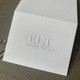Initials & Embossed Name Fold Notes - Embossed Stationery (EG7085) - Live Sample Initials & Embossed Name Fold Notes - Embossed Stationery (EG7085) - Live Sample