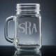 Aroma Monogrammed Mason Jar - Personalized Drinkware - Font Style L168
