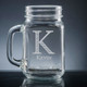 Forte Initial & Name Mason Jar - Personalized Drinkware - Font L98 Forte Initial & Name Mason Jar - Personalized Drinkware - Font L98