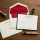 Manager Flat Cards - Raised Ink Stationery - Optional Border - EG7095 - StationeryXpress.com
(Pen NOT included)