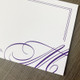La Costa Personalized Flat Cards - Raised Ink Stationery (EG1076) - Close Up