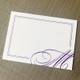 La Costa Personalized Flat Cards - Raised Ink Stationery (EG1076) - Live Sample