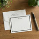 Santa Monica Personalized Flat Cards - Raised Ink Stationery EG8084 StationeryXpress.com -1 