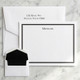 Santa Monica Personalized Flat Cards - Raised Ink Stationery EG8084 StationeryXpress