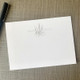 Vermont Monogrammed Flat Cards - Raised Ink Stationery (EG3422) - Live Sample