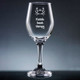 Mondo Wine Glass with Stem - Font L34 - Motif M076