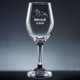 Mr. and Mrs. Wine Glass with Stem - Personalized Drinkware - Font L92