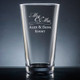 Mr. and Mrs. Pint Glass - Personalized Drinkware - 3 Fonts (EG9432) (Font L94)