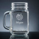 Wedding Mason Jar - Personalized Drinkware - Font L96 - Motif M031 Wedding Mason Jar - Personalized Drinkware - Font L96 - Motif M031