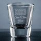 Wedding Shot Glass - Personalized Drinkware - Font L90 - Motif M027