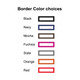 From The Desk Of Personalized Flat Cards - Raised Ink Stationery - Border Colors From The Desk Of Personalized Flat Cards - Raised Ink Stationery - Border Colors