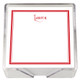 Santa Monica Memo Squares - White with Holder - EG6531 | StationeryXpress