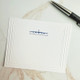 Your Logo Raised Ink Flat Cards with White Paper, Navy Ink, G. Embassy Embossed Border at StationeryXpress.com Your Logo Raised Ink Flat Cards with White Paper, Navy Ink, G. Embassy Embossed Border at StationeryXpress.com