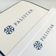 Your Logo Printed on Flat Cards - Close Up of White vs Ivory Paper with Navy Raised Ink - StationeryXpress.com