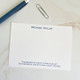 Your Logo Printed on Flat Cards 4.5 x 6.25 - Shown on White Paper with Raised Navy Ink - StationeryXpress - EG2152 Your Logo Printed on Flat Cards 4.5 x 6.25 - Shown on White Paper with Raised Navy Ink - StationeryXpress - EG2152