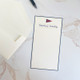 Your Logo Printed on Long Flat Cards 4.5 x 8.5 - Ivory Paper - Full-Color Flat  Ink Printing with Navy Border - EG2154 - StationeryXpress.com