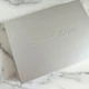 StationeryXpress Embossed Stationery Gift Box Close Up