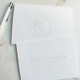 Your Logo Embossed on Folded Notes - White Paper - StationeryXpress.com