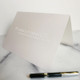 Your Logo Embossed on Folded Notes - 4.5" x 6.25" - Optional Border - StationeryXpress.com
(Shown on white paper)