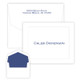 Officer Fold Notes - Personalized Raised Ink Stationery with a Debossed Border EG3455 | StationeryXpress