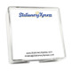Your Logo Custom Memo Square with Holder - Min 6 Sets | 275 Sheets (EG8022)